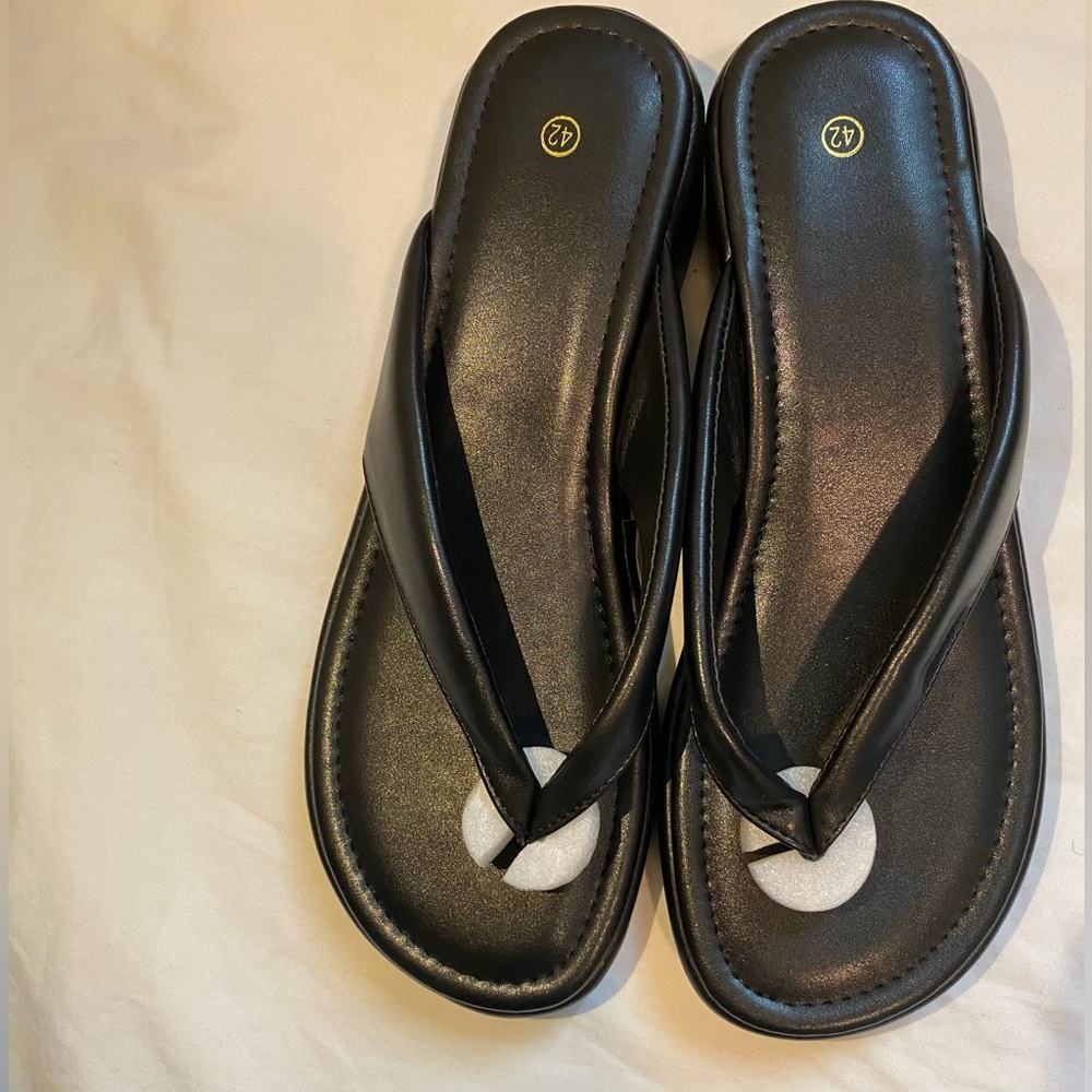 SHEIN Black Women's Sandals Size 42 - Picture 2 of 8
